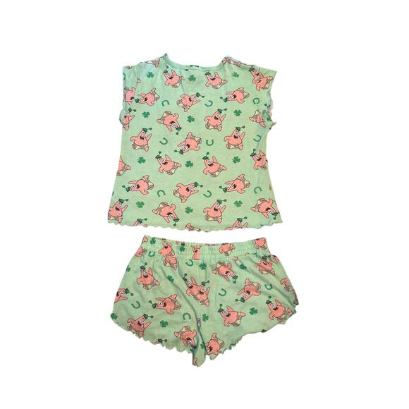 GUC Spongebob Squarepants Women's Summer Pajamas 2 Piece Size M (8-10) - Picture 2 of 6